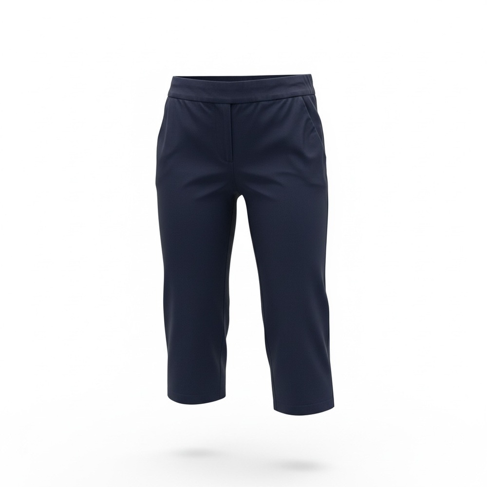 Navy Capris Pants - Picture 2 of 5